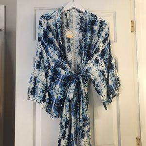 BNWT pink blush robe